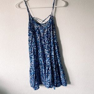 blue casual dress (M)